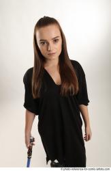 ANGELIA WITH BLUE LIGHTSABER